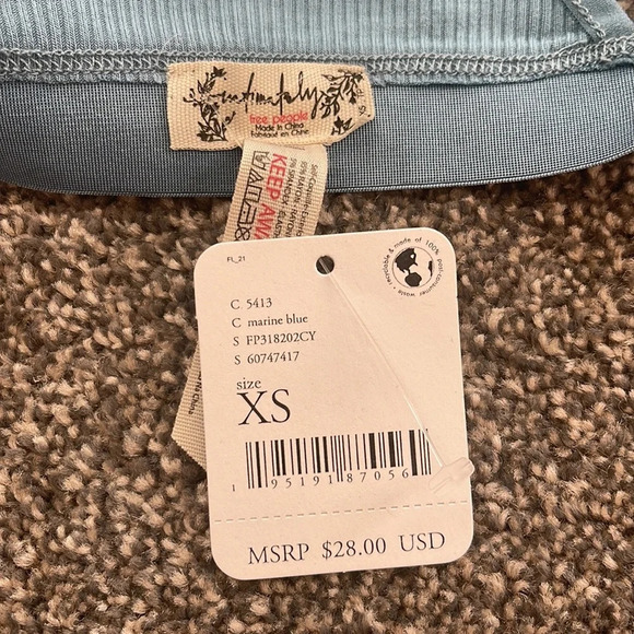 NWT! Intimately Free People snaps marine blue bra XS - Picture 6 of 6